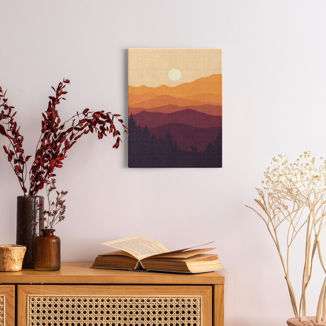 BOHO Mountains Ver 5 - Canvas Wraps