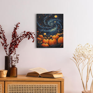 Pumpkin Galaxy - Canvas Wraps