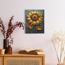 Load image into Gallery viewer, Stained Glass Inspired Sunflowers (14) - Canvas Wraps
